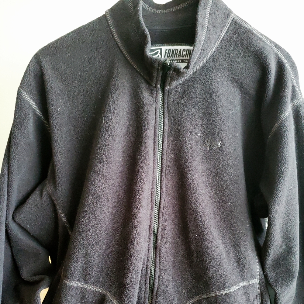 Mens Fox racing fleece jacket